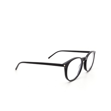 Lunettes de vue Saint Laurent SL 106 001 black - Vue trois quarts