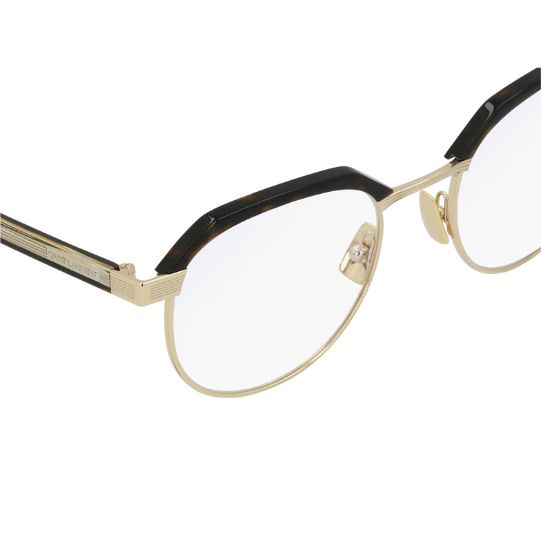 Saint Laurent SL 124 Eyeglasses 003 gold & havana - 3/5