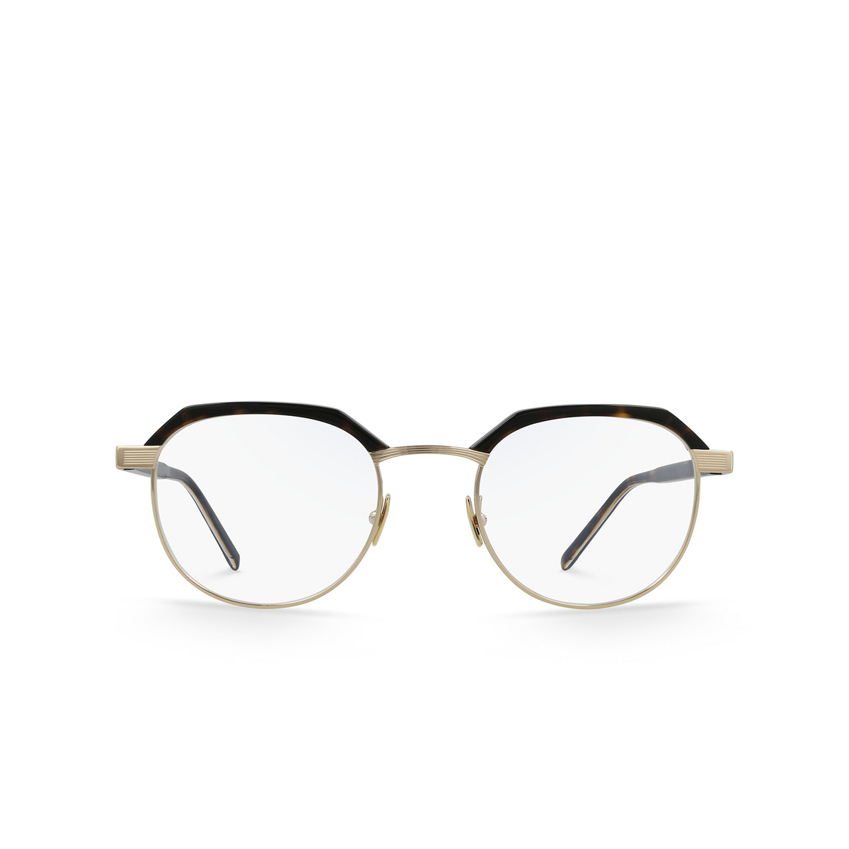 Saint Laurent SL 124 Eyeglasses 003 Gold & Havana - front view