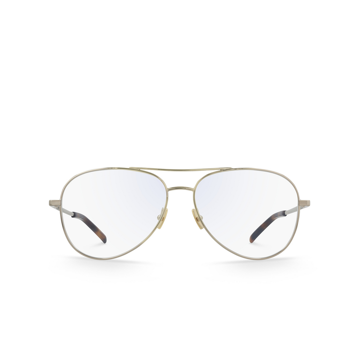 Saint Laurent® Aviator Eyeglasses: SL 153 color 002 Gold - front view