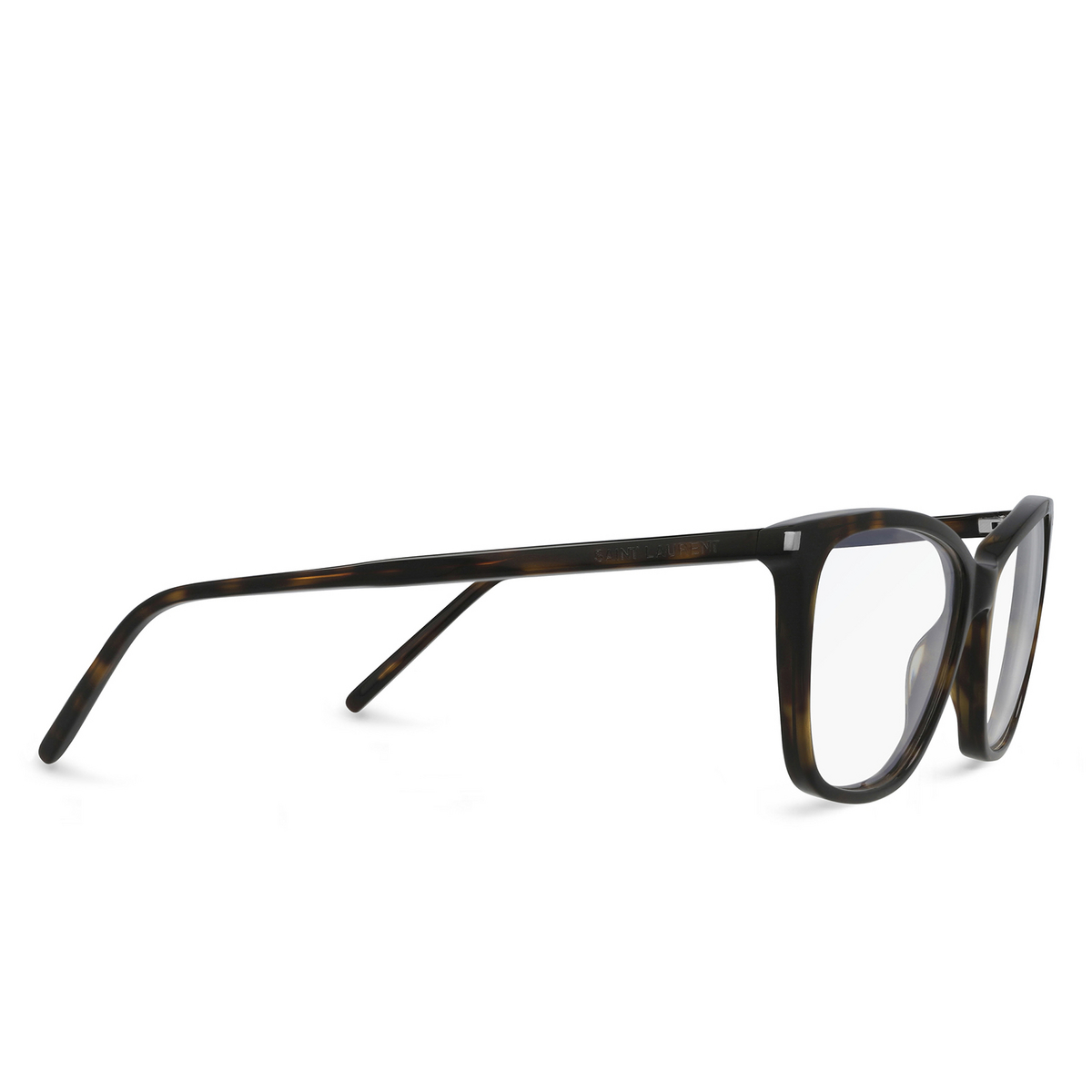 Saint Laurent® Square Eyeglasses: SL 259 color Havana 002 - 2/3.