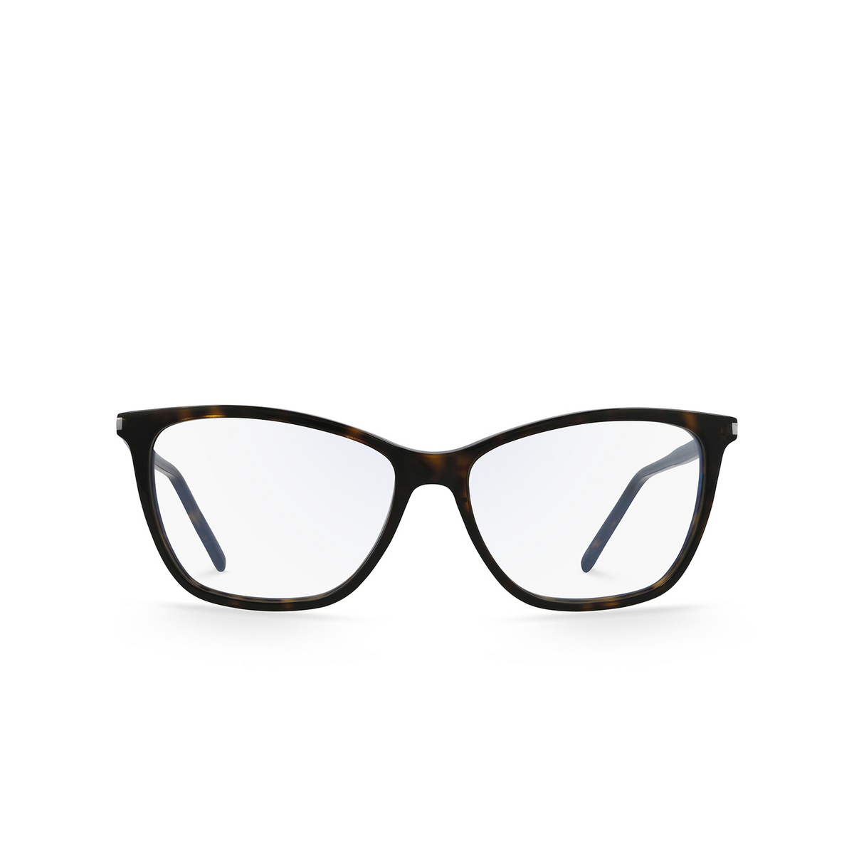 Saint Laurent® Square Eyeglasses: SL 259 color Havana 002 - product thumbnail 1/3.