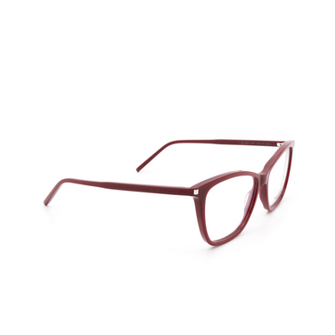 Gafas graduadas Saint Laurent SL 259 007 bordeaux - Vista tres cuartos