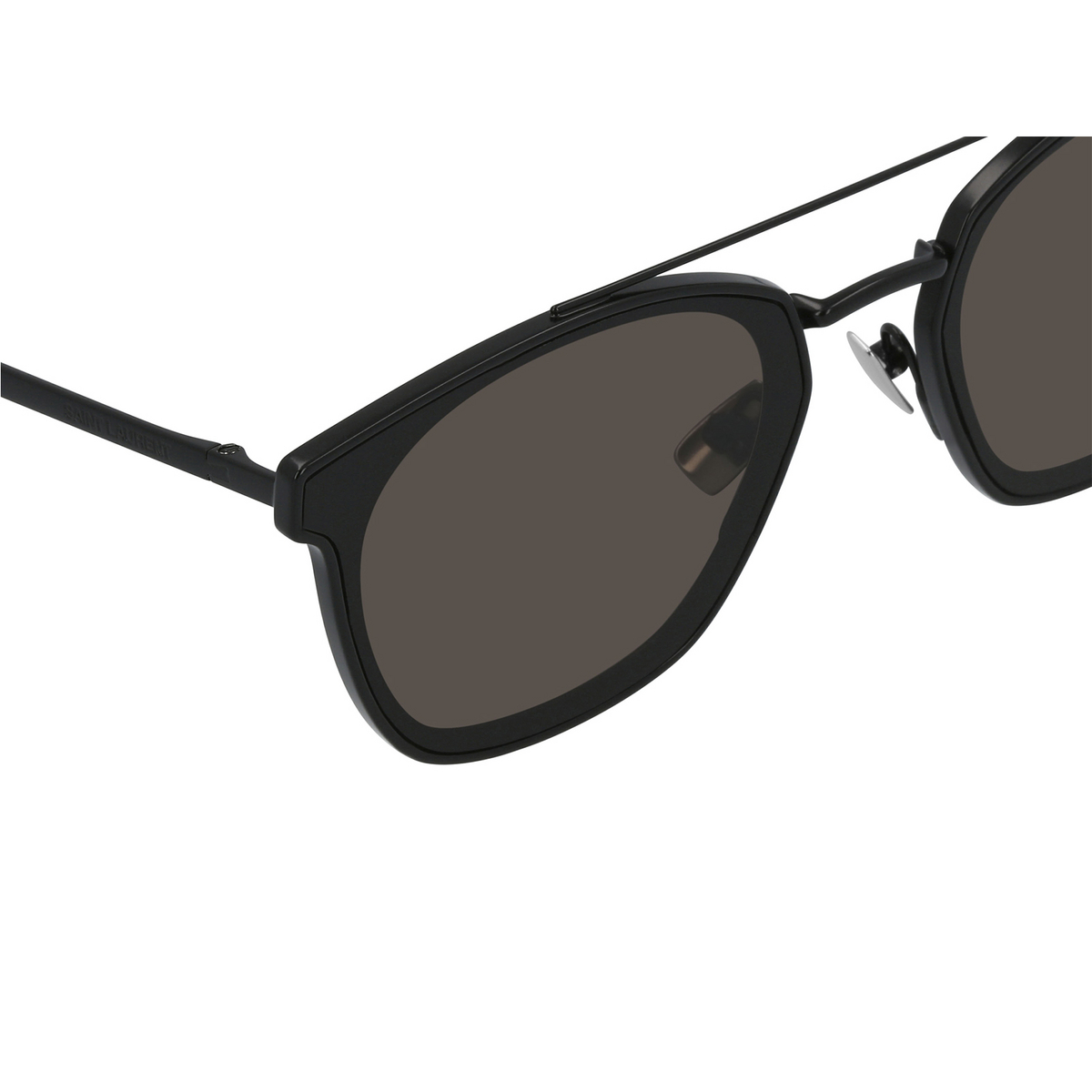 Saint Laurent® Square Sunglasses: SL 28 METAL color 001 Black - product thumbnail 3/3