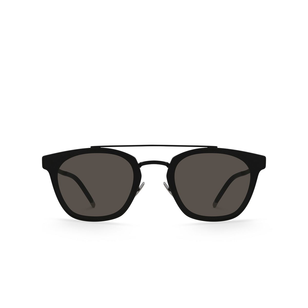 Saint Laurent® Square Sunglasses: SL 28 METAL color 001 Black - 1/3