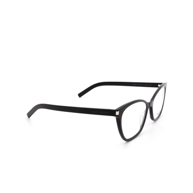 Lunettes de vue Saint Laurent SL 287 SLIM 001 black - Vue trois quarts