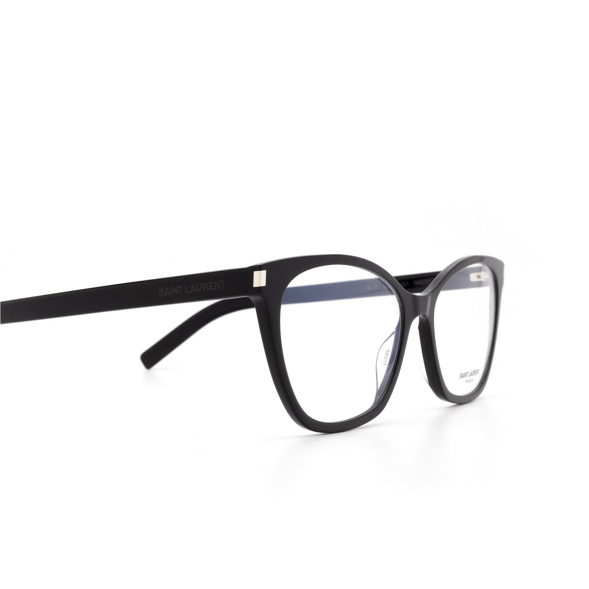 Saint Laurent SL 287 SLIM Eyeglasses 001 Black - 3/4