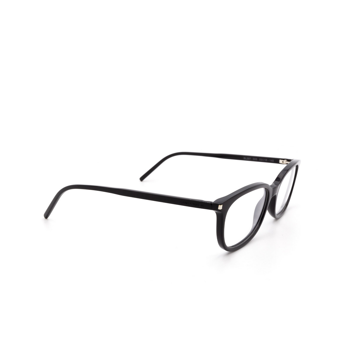 Saint Laurent® Rectangle Eyeglasses: SL 297 color Black 005 - 2/3.
