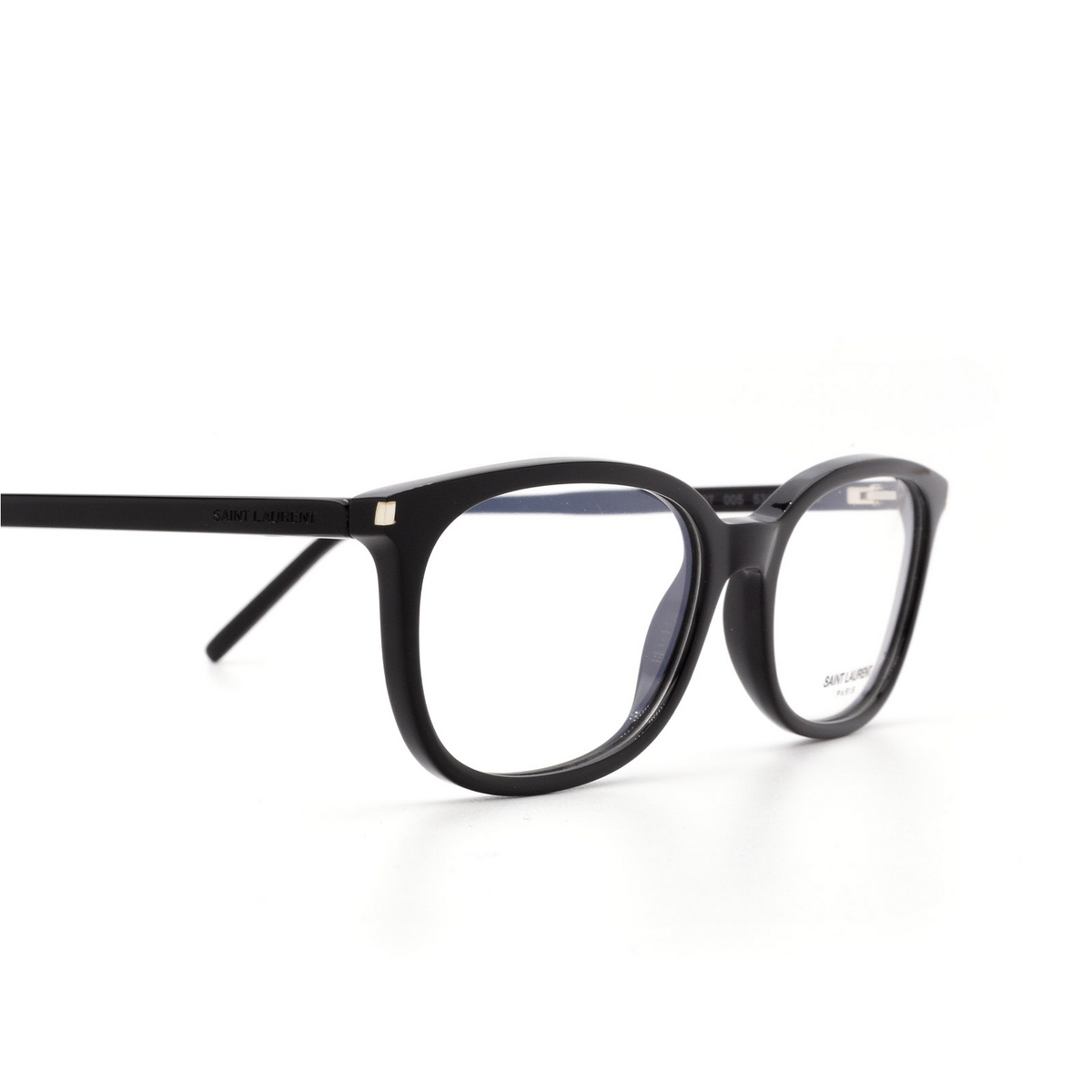 Saint Laurent® Rectangle Eyeglasses: SL 297 color Black 005 - 3/3.
