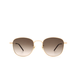 Saint Laurent® Square Sunglasses: SL 299 color 008 Gold 
