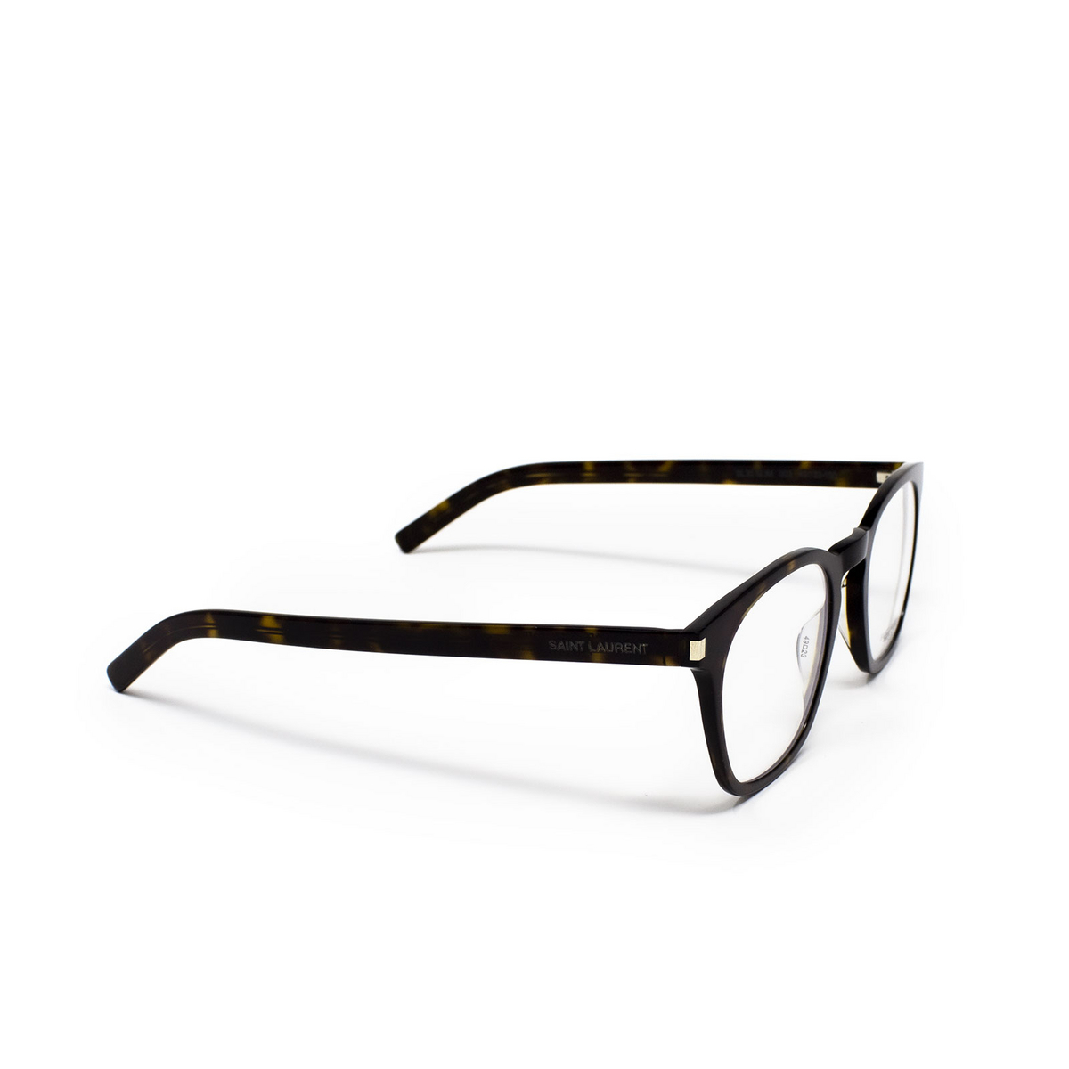 Saint Laurent® Square Eyeglasses: SL 30 SLIM color Havana 003 - 2/3.
