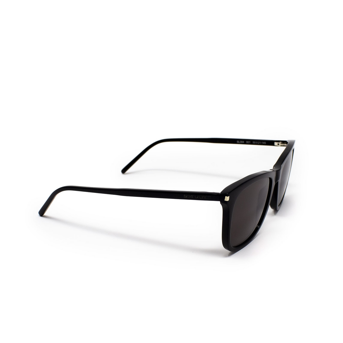 Saint Laurent® Square Sunglasses: SL 304 color 001 Black - 2/3