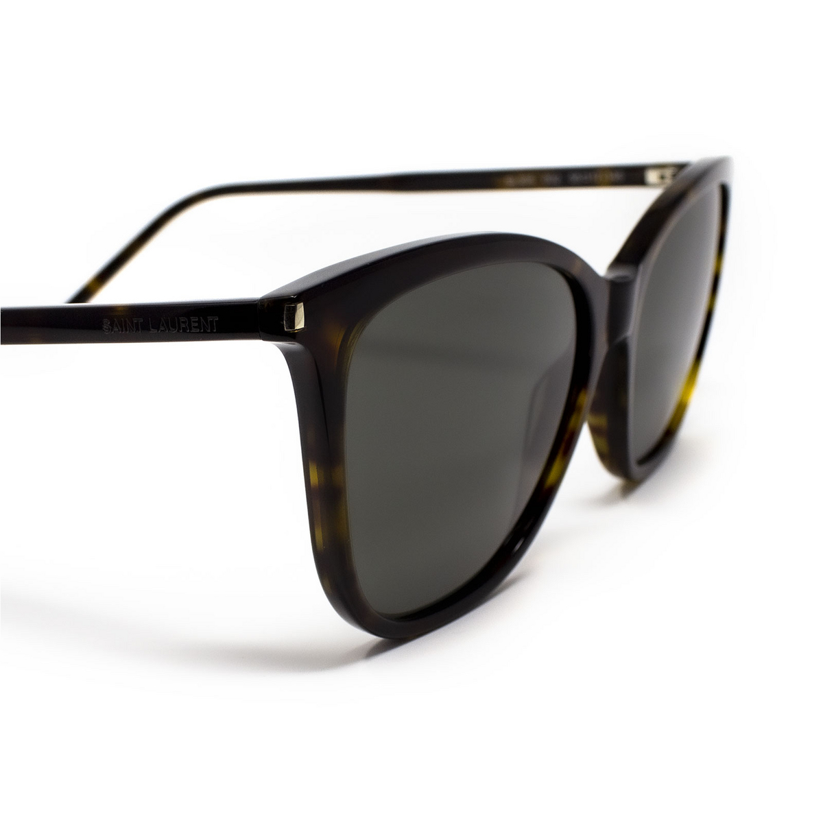 Saint Laurent® Butterfly Sunglasses: SL 305 color 002 Havana - product thumbnail 3/3