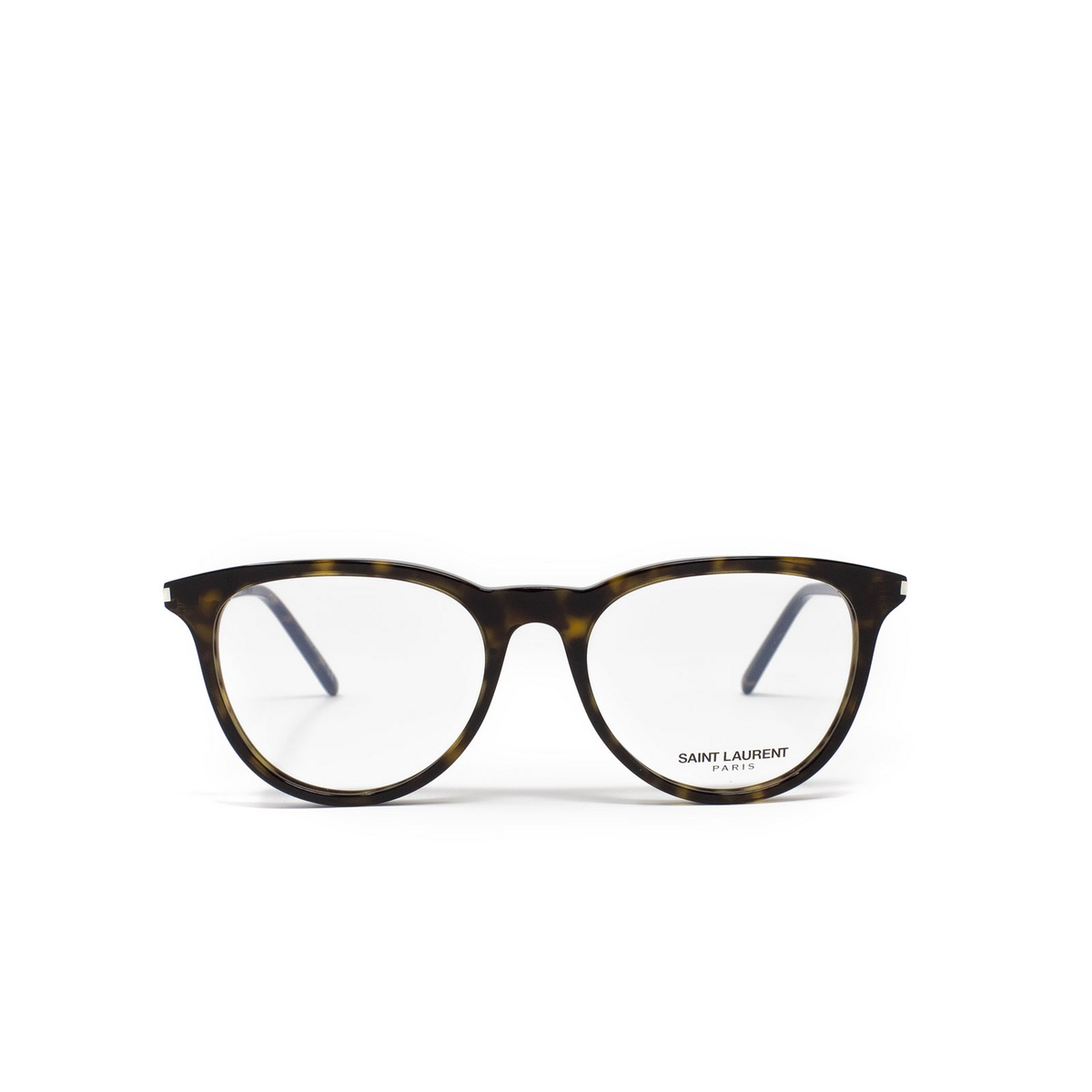 Saint Laurent® Square Eyeglasses: SL 306 color Havana 002 - product thumbnail 1/3.