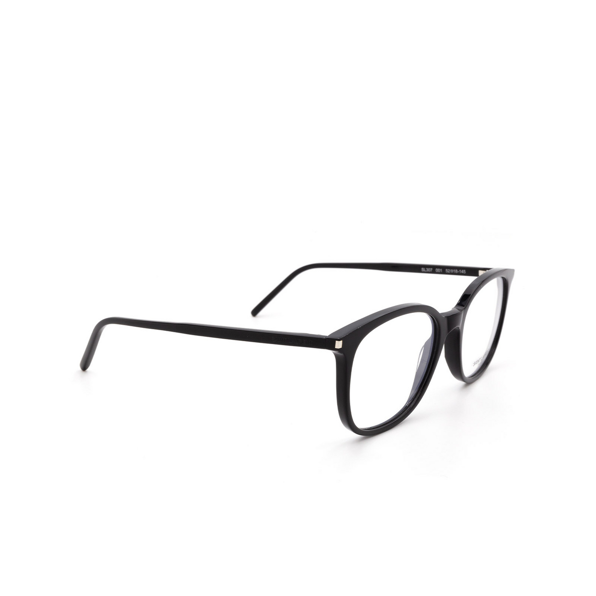 Saint Laurent® Square Eyeglasses: SL 307 color Black 001 - 2/3.