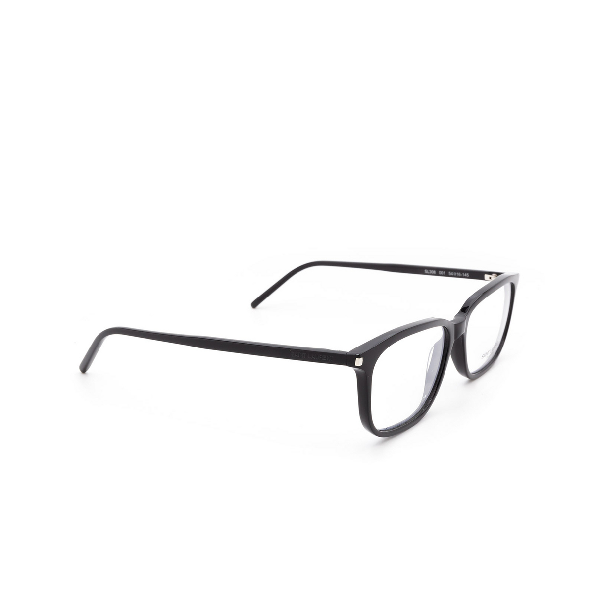 Saint Laurent® Rectangle Eyeglasses: SL 308 color 001 - 2/3.