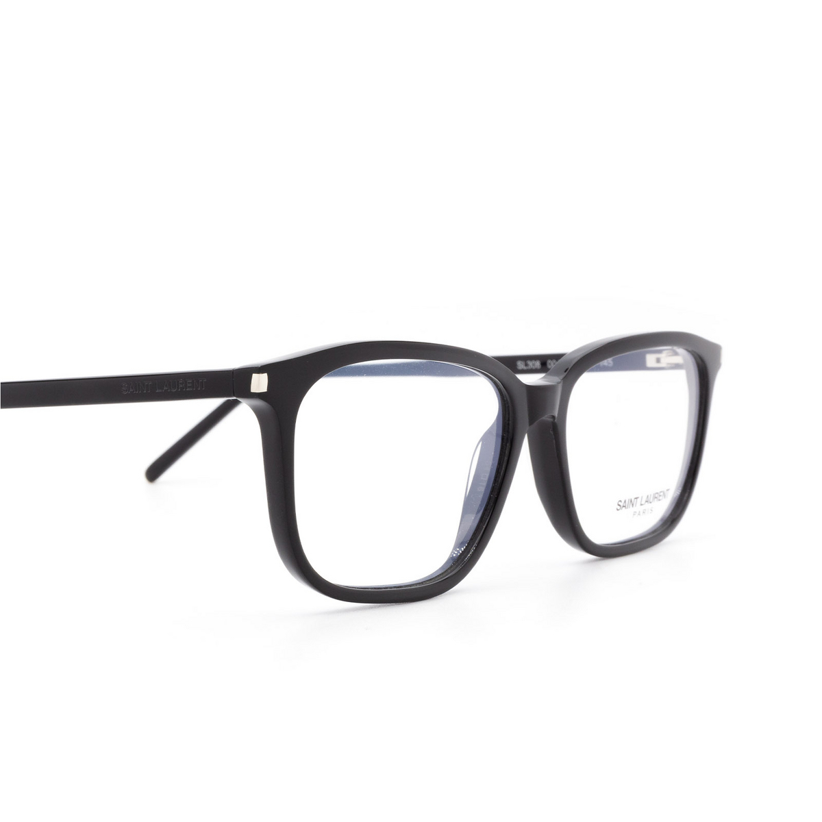 Saint Laurent® Rectangle Eyeglasses: SL 308 color 001 - 3/3.
