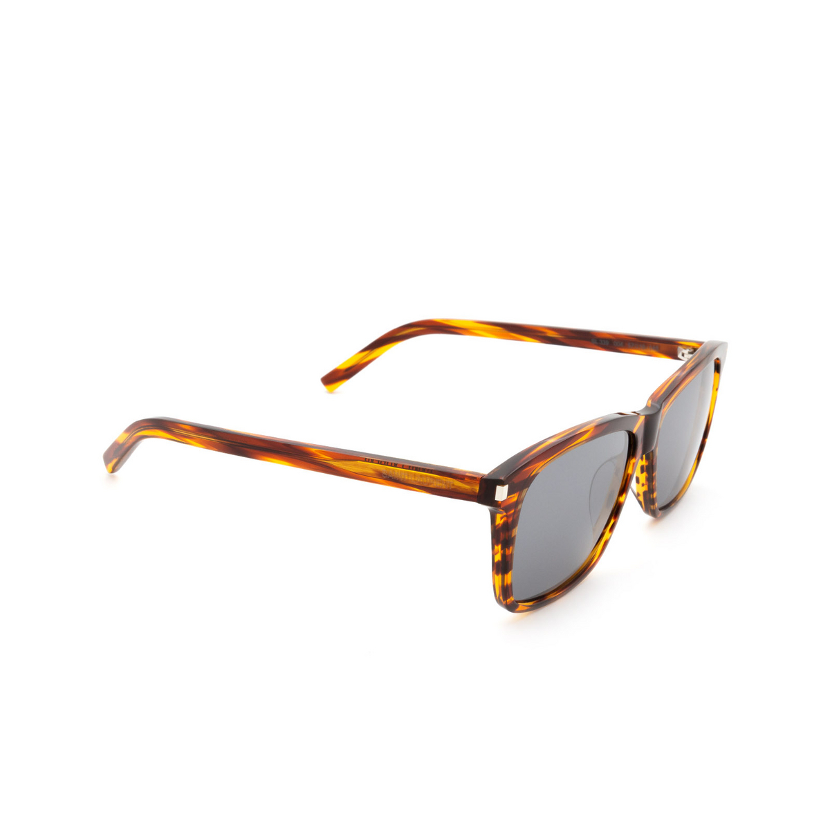 Saint Laurent® Square Sunglasses: SL 339 color 004 Havana - product thumbnail 2/3