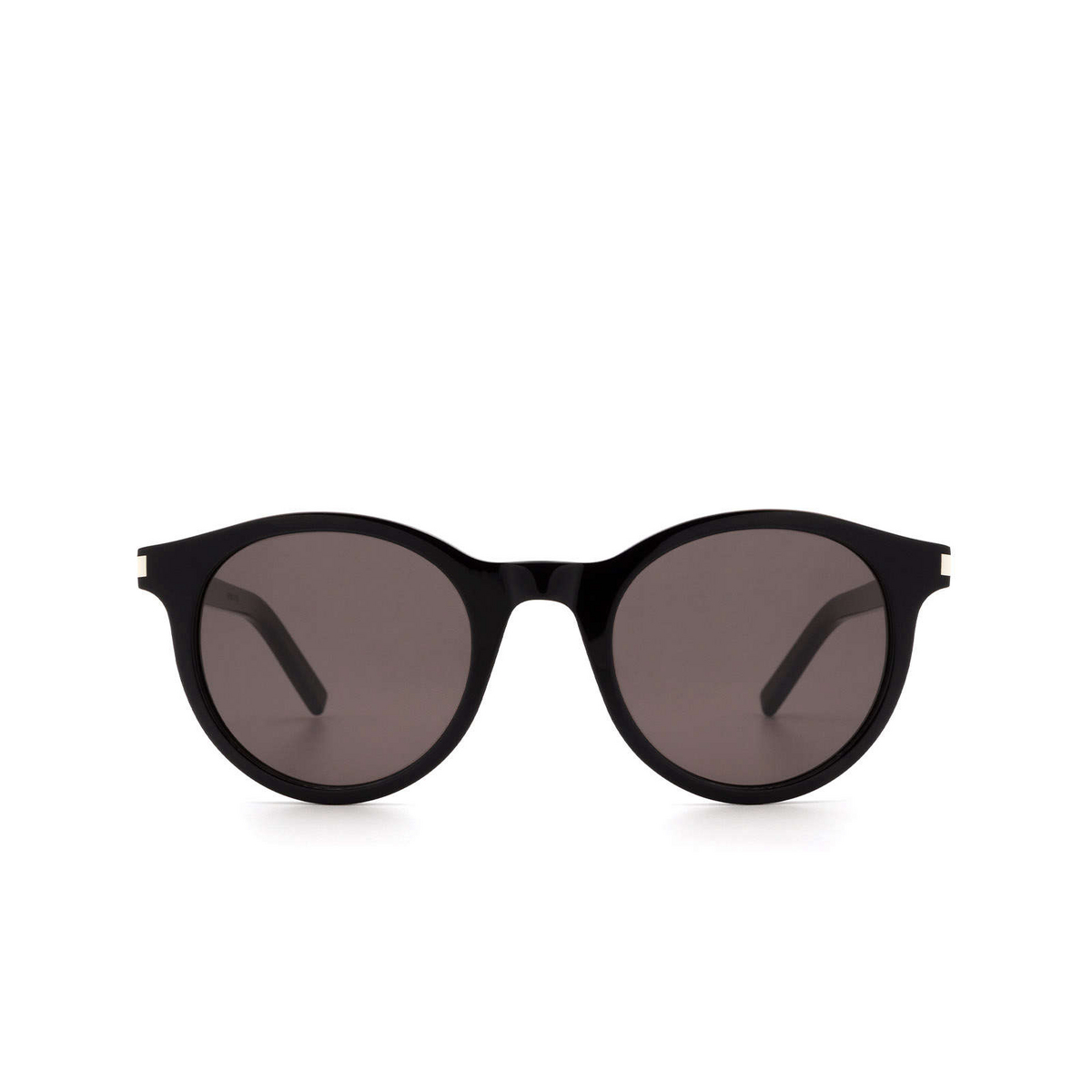 Saint Laurent® Round Sunglasses: SL 342 color 001 Black - 1/3