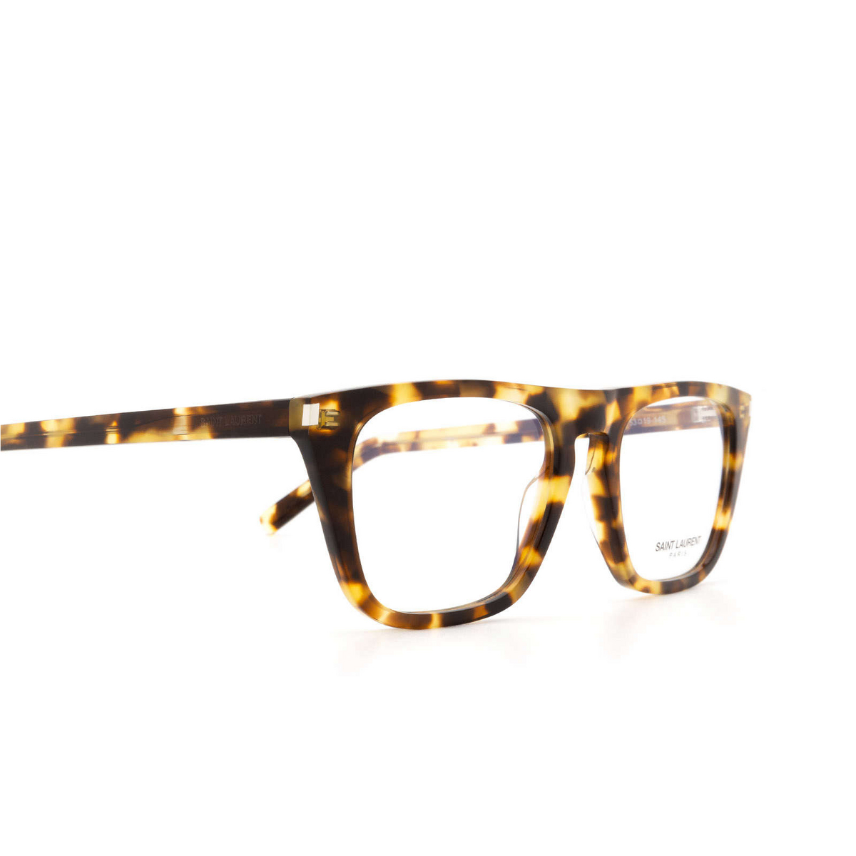Saint Laurent® Square Eyeglasses: SL 343 color Havana 005 - 3/3.