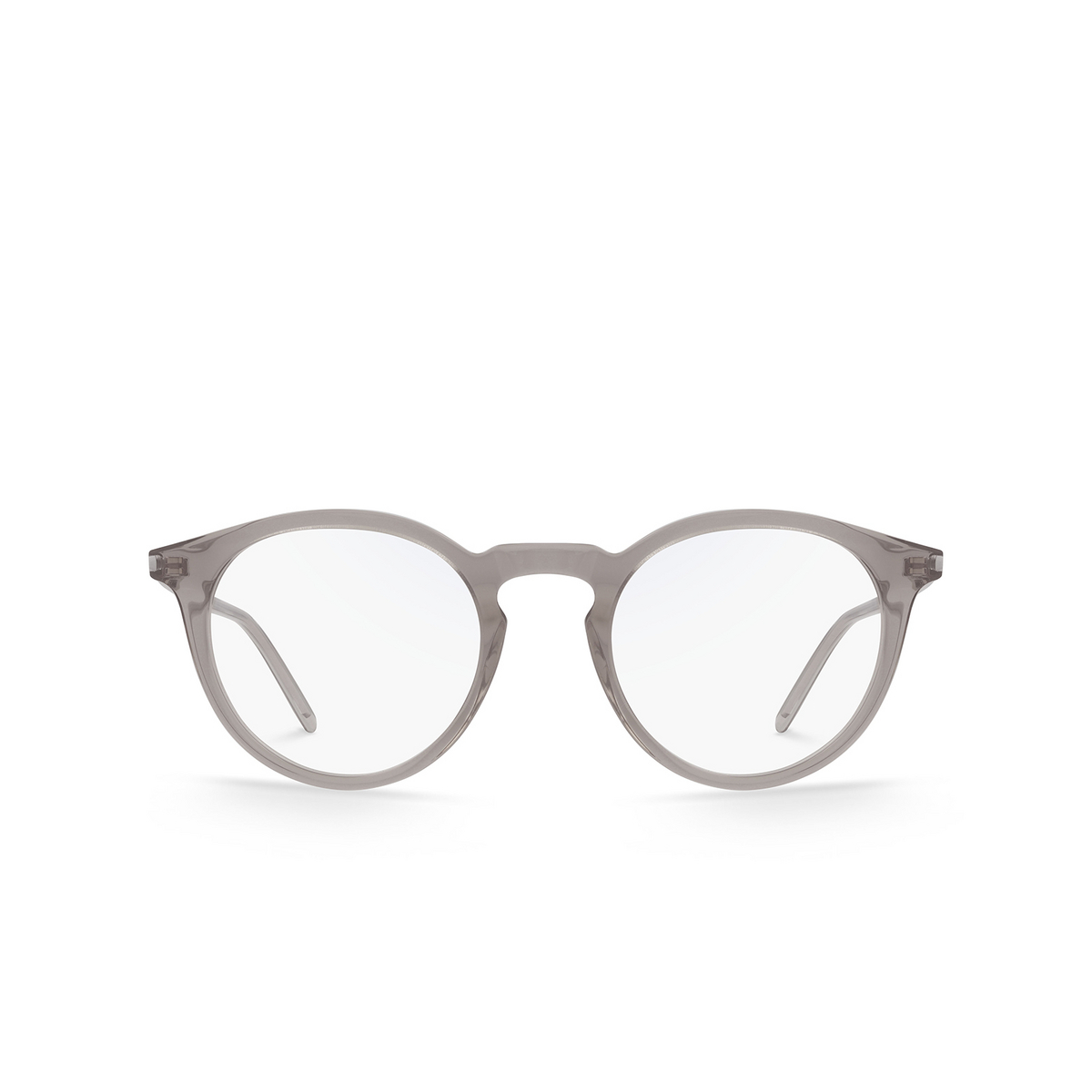 Saint Laurent SL 347 Eyeglasses 004 Transparent Brown - 1/4