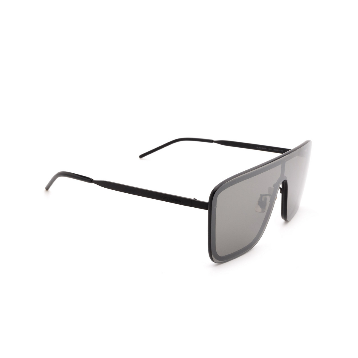 Saint Laurent SL 364 MASK Sunglasses 003 Black - three-quarters view