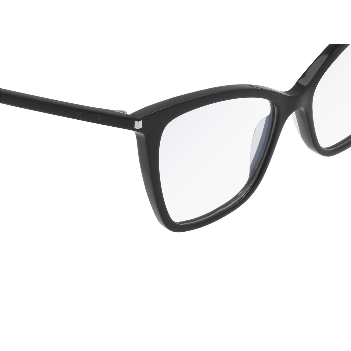 Saint Laurent SL 386 Eyeglasses 001 Black - 3/4