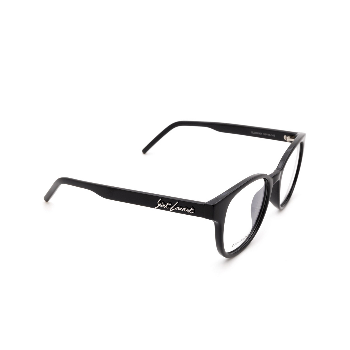 Saint Laurent® Square Eyeglasses: SL 399 color Black 001 - 2/3.