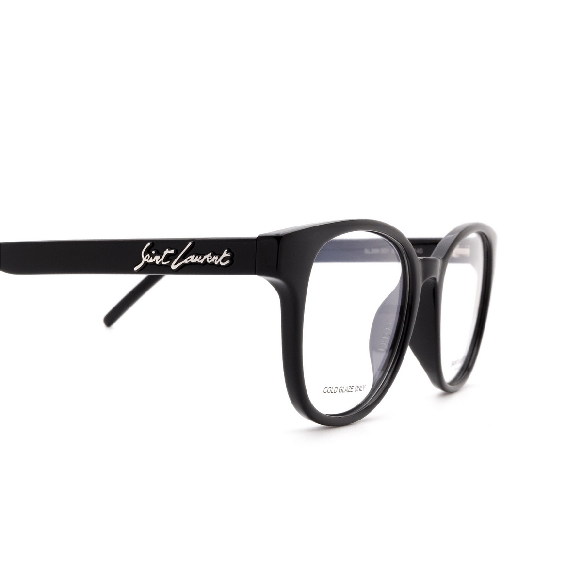 Saint Laurent SL 399 Eyeglasses 001 Black - product thumbnail 3/4