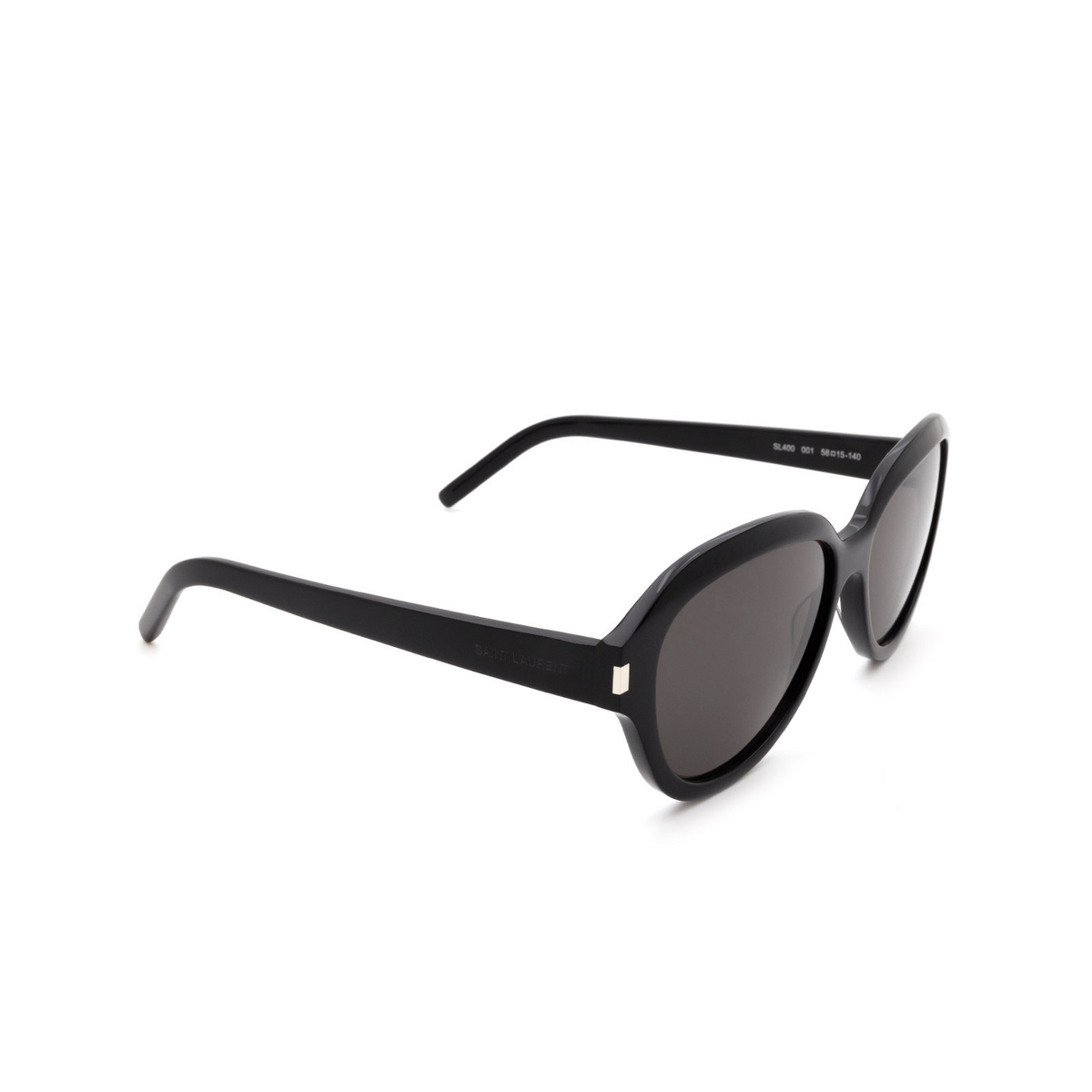 Saint Laurent® Butterfly Sunglasses: SL 400 color 001 Black - 2/3