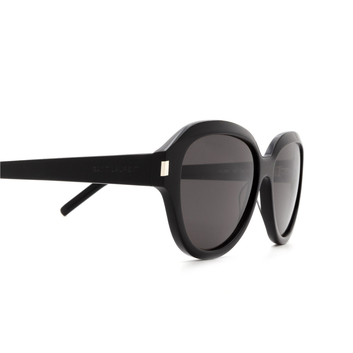 Saint Laurent® Butterfly Sunglasses: SL 400 color 001 Black - product thumbnail 3/3