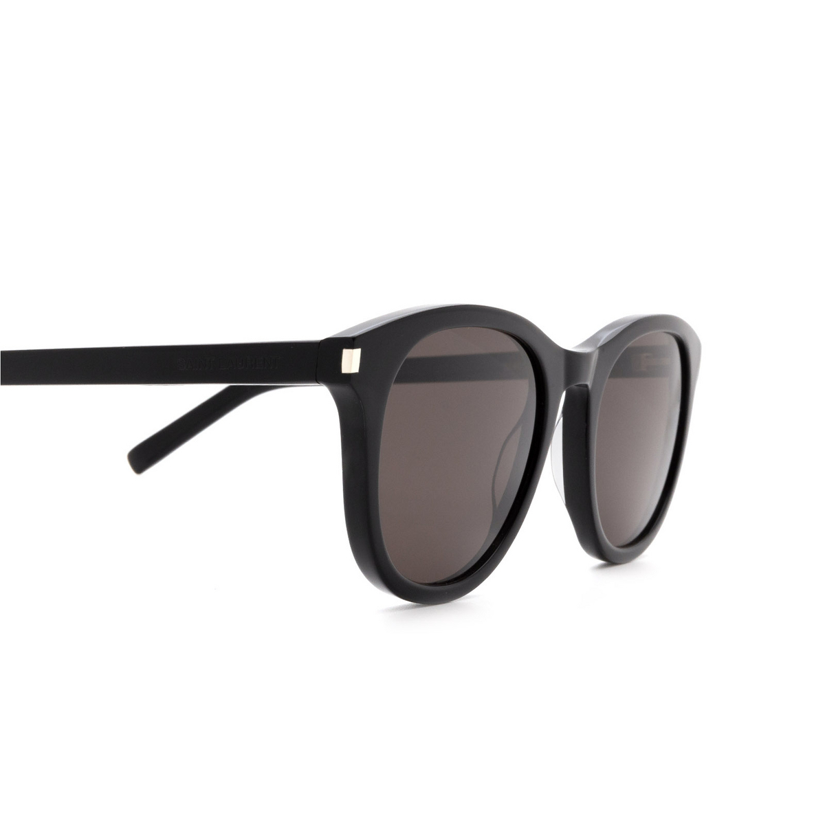 Saint Laurent® Round Sunglasses: SL 401 color Black 001 - 3/3.