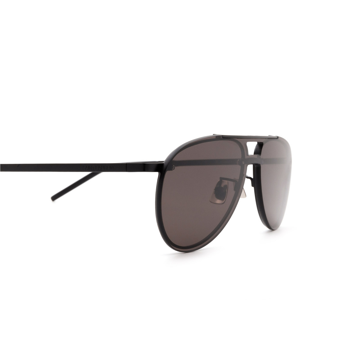 Saint Laurent® Aviator Sunglasses: SL 416 MASK color 002 Black - product thumbnail 3/3