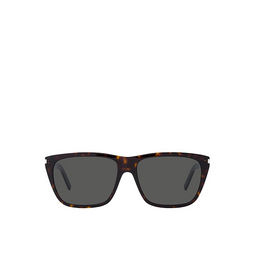 Saint Laurent® Square Sunglasses: SL 431 SLIM color Dark Havana 002.