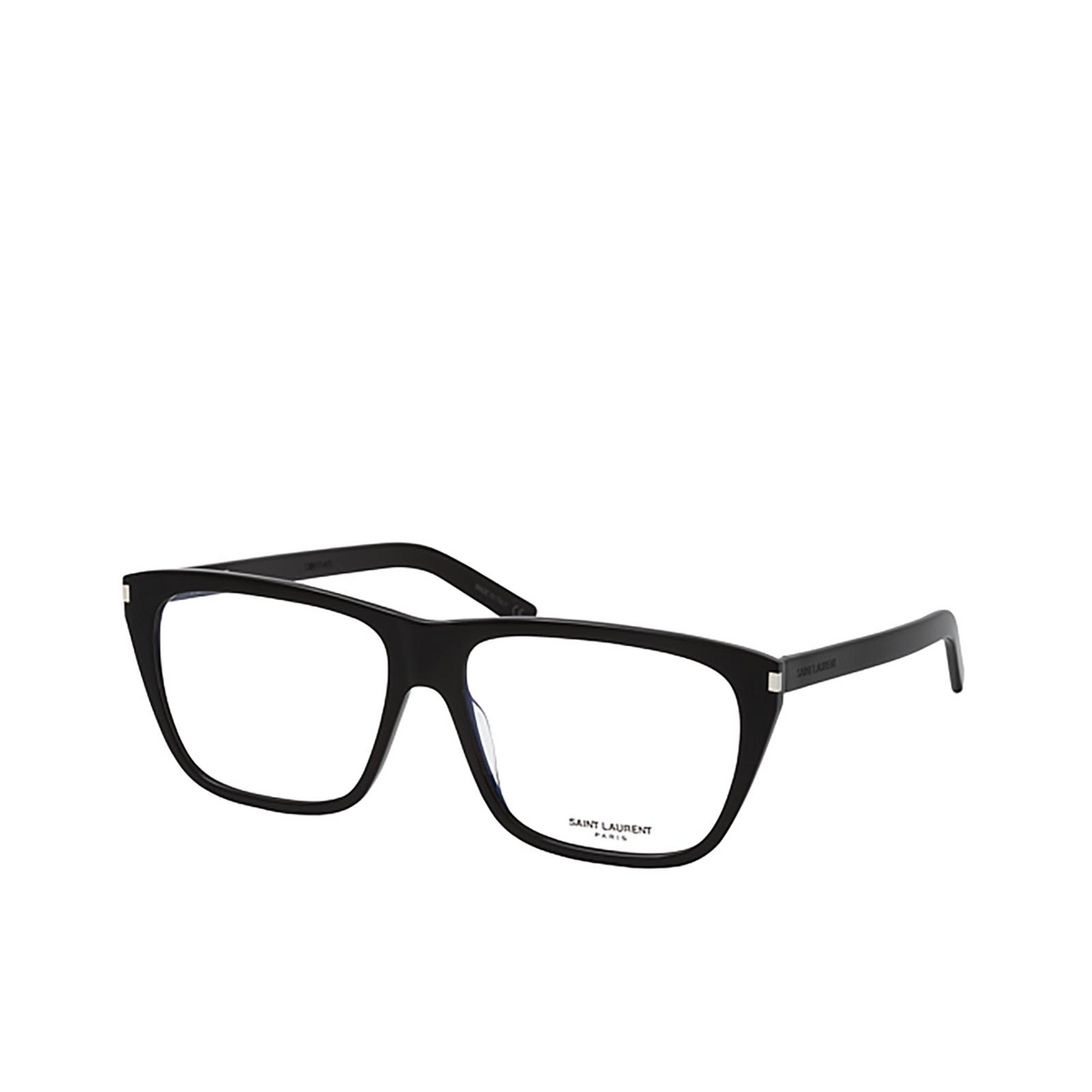 Saint Laurent SL 434 SLIM Eyeglasses 001 Black - product thumbnail 2/3