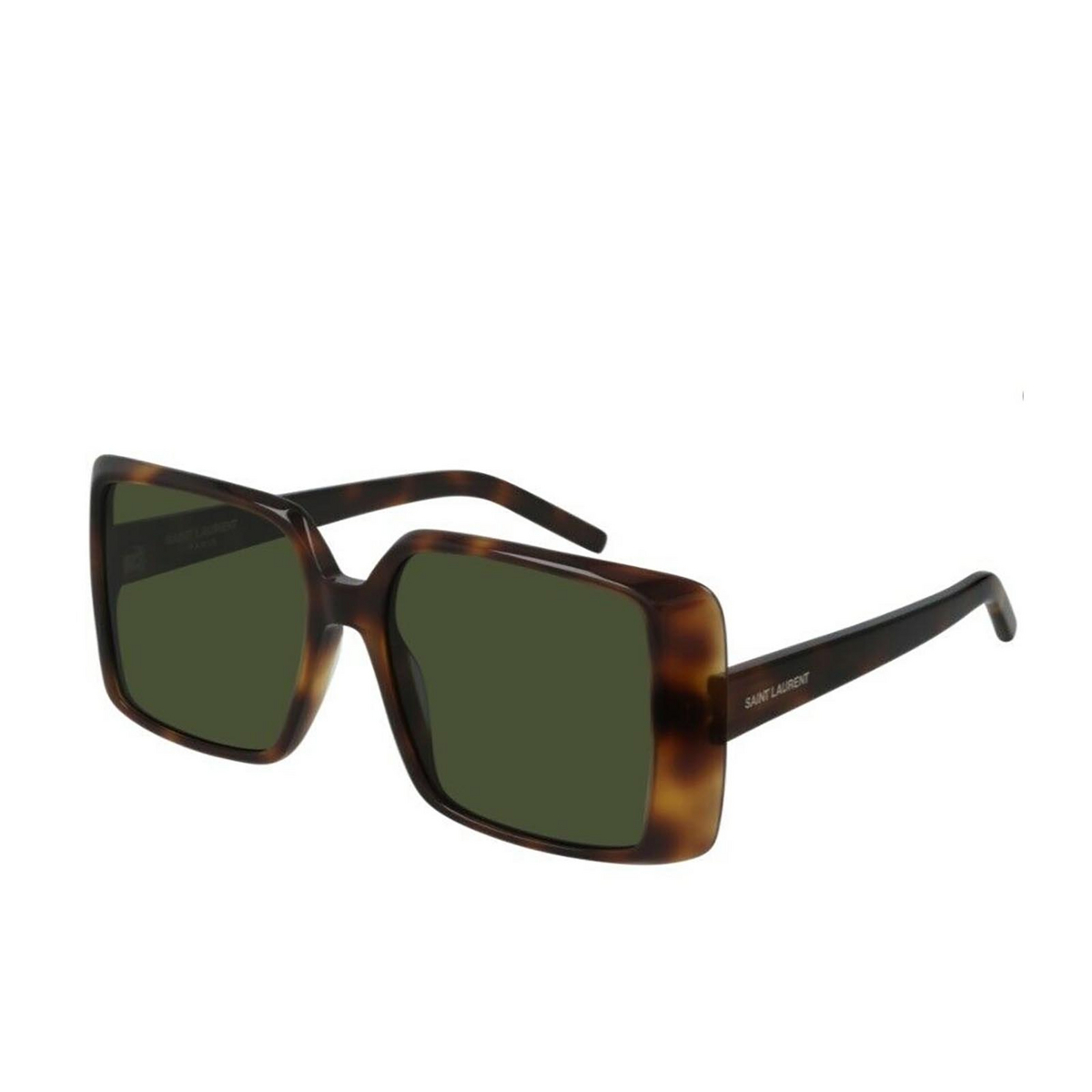 Saint Laurent® Square Sunglasses: SL 451 color 004 Medium Havana - product thumbnail 2/2