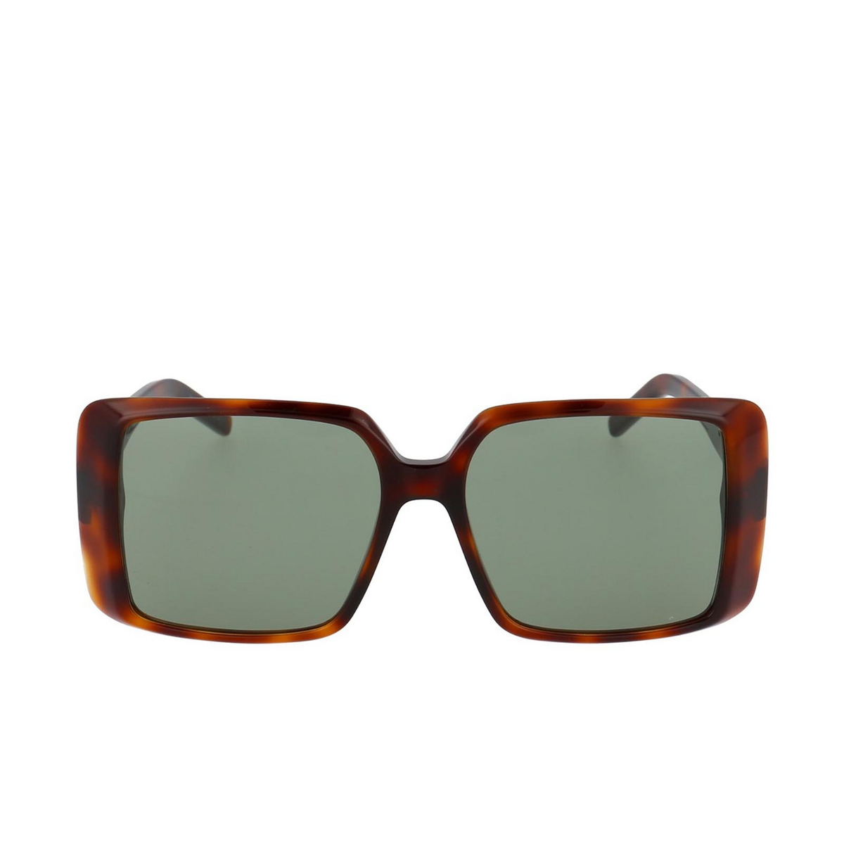 Saint Laurent® Square Sunglasses: SL 451 color 004 Medium Havana - 1/2