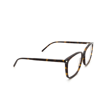 Saint Laurent SL 453 Korrektionsbrillen 002 dark havana - Dreiviertelansicht