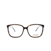 Saint Laurent® Square Eyeglasses: SL 453 color Dark Havana 002 - product thumbnail 1/3.