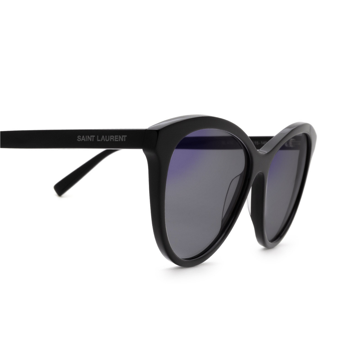 Saint Laurent® Cat-eye Sunglasses: SL 456 color Black 005 - 3/3.