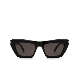 Saint Laurent® Cat-eye Sunglasses: SL 467 color Black 001.