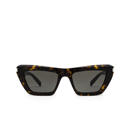 Saint Laurent® Cat-eye Sunglasses: SL 467 color 002 Dark Havana 