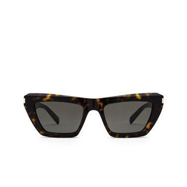 Saint Laurent SL 467 Sunglasses 002 dark havana - front view