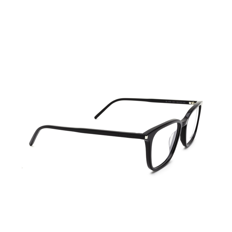 Saint Laurent SL 479 Eyeglasses 001 black - 2/4