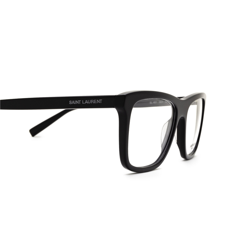 Saint Laurent SL 481 Eyeglasses 001 black - 3/4