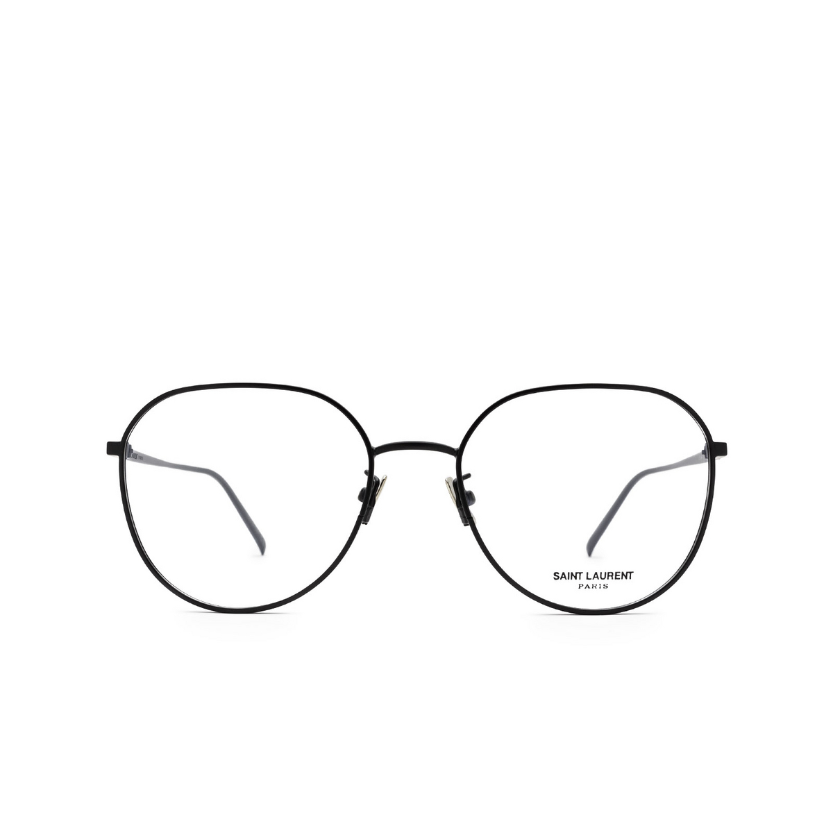 Saint Laurent® Round Eyeglasses: SL 484 color 001 Black - front view