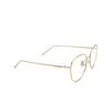 Saint Laurent® Round Eyeglasses: SL 484 color Gold 003 - product thumbnail 2/4.
