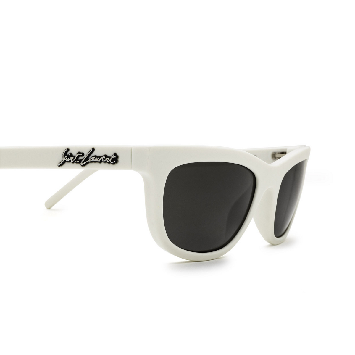 Saint Laurent® Cat-eye Sunglasses: SL 493 color 004 Ivory - product thumbnail 3/3