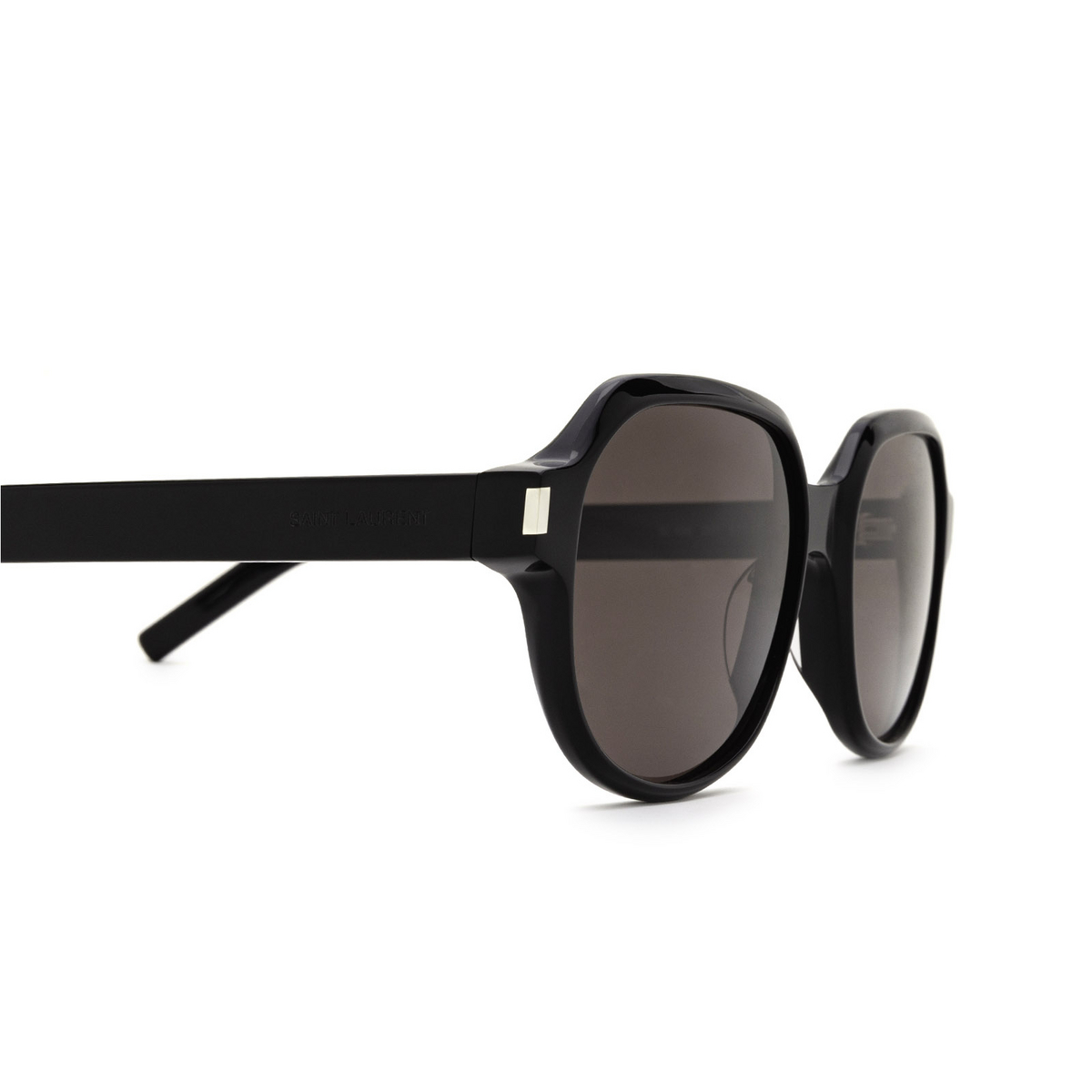 Saint Laurent® Square Sunglasses: SL 496 color 001 Black - product thumbnail 3/3