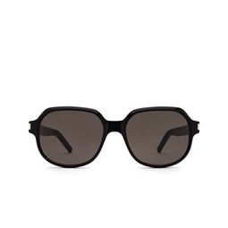 Saint Laurent® Square Sunglasses: SL 496 color 001 Black 